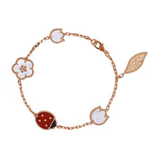 Load image into Gallery viewer, Van Cleef &amp; Arpels Lucky Spring Bracelet 5 motifsVCARP7RR00 18K Pink Gold
