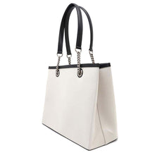 Load image into Gallery viewer, BALENCIAGA CITIES TOKYO Duty Free Tote Natural/Black759973 Canvas Leather Size M
