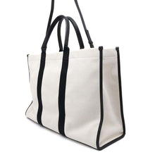 Load image into Gallery viewer, BALENCIAGA Hardware Tote Natural/Black671403 Canvas Size Large
