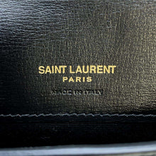 将图像加载到图库查看器中，SAINT LAURENT PARIS Logo ChainShoulder Black635095 Leather
