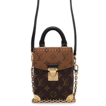 将图像加载到图库查看器中，LOUIS VUITTON Camera box NoirM82465 Monogram Monogram Reverse Canvas
