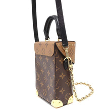 将图像加载到图库查看器中，LOUIS VUITTON Camera box NoirM82465 Monogram Monogram Reverse Canvas
