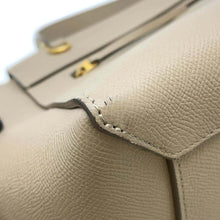 将图像加载到图库查看器中，CELINE Belt Bag 2WAY Handbag Taupe Grey180153 Leather Size micro
