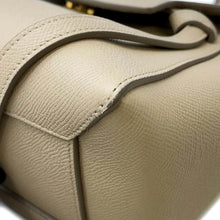 将图像加载到图库查看器中，CELINE Belt Bag 2WAY Handbag Taupe Grey180153 Leather Size micro
