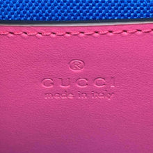 Load image into Gallery viewer, GUCCI GG embossed duffle bag Pink/Blue725292 Leather
