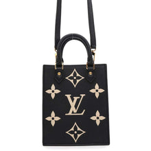 Load image into Gallery viewer, LOUIS VUITTON Petit Sac Plat NoirM81416 Monogram Empreinte Leather
