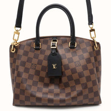 将图像加载到图库查看器中，LOUIS VUITTON Odeon Tote Noir N45282 Damier Size PM
