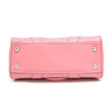 Load image into Gallery viewer, PRADA 2WAY Bowling Bag Pink1BB071 Leather
