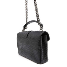 将图像加载到图库查看器中，SAINT LAURENT PARIS Cassandra 2WAY Shoulder Bag Black428101 Embossed Leather
