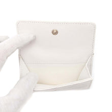 Load image into Gallery viewer, CHANEL Matelasse Classic Tri-Fold Compact Wallet WhiteAP3397 Caviar Leather
