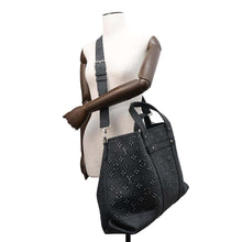 Load image into Gallery viewer, LOUIS VUITTON Trolley tote Noir M21371 Monogram CowhideLeather
