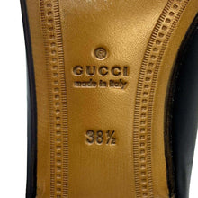 Load image into Gallery viewer, GUCCI Horsebit loafers Black404069 Leather Size 38 1/2
