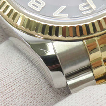 将图像加载到图库查看器中，ROLEX Datejust W36mm Stainless Steel K18YG Brown Dial116233
