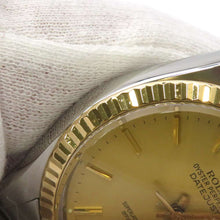 Load image into Gallery viewer, ROLEX Datejust W36mm Stainless Steel K18YG Champagne Dial16013
