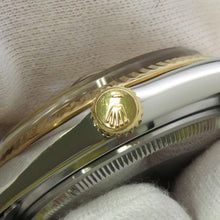 Load image into Gallery viewer, ROLEX Datejust W36mm Stainless Steel K18YG Champagne Dial16013
