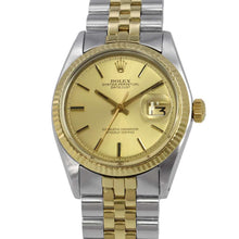 Load image into Gallery viewer, ROLEX Datejust W36mm Stainless Steel K18YG Champagne Dial1601
