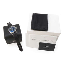 Load image into Gallery viewer, IWC Pilot&#39;s Watch Mark XX W40mm Stainless Steel Leather Black DialIW328201
