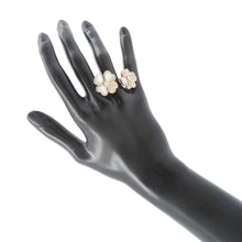 将图像加载到图库查看器中，Van Cleef &amp; Arpels Cosmos Entree Les Doors Ring Size 53/#13VCARO55100 18K Pink Gold
