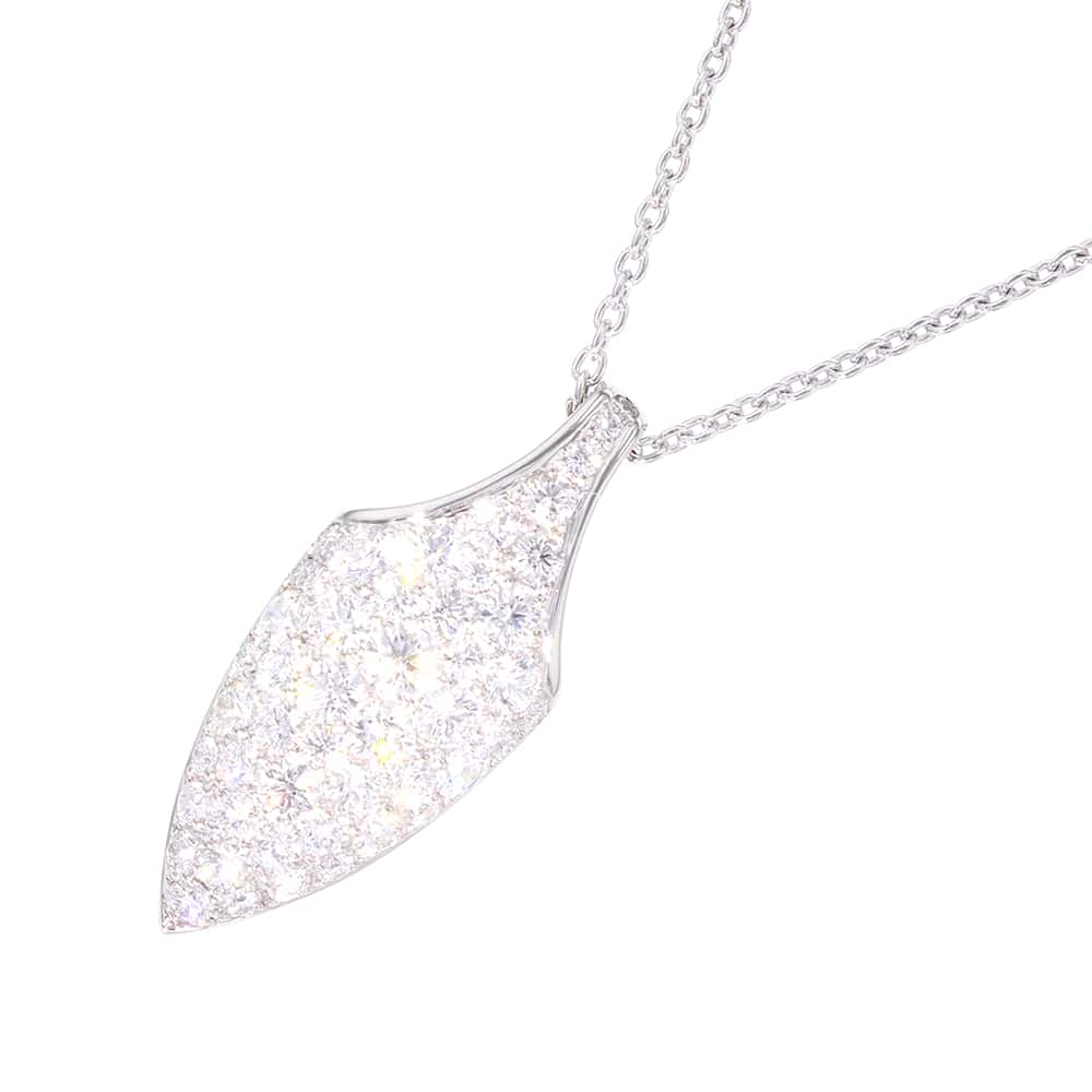 CHAR CHAR  DiamondNecklace Pt950