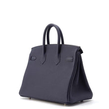 将图像加载到图库查看器中，HERMES Birkin Blue Nuit Togo Leather Size 25
