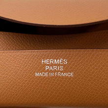 将图像加载到图库查看器中，HERMES Lip Case Miroir Gold Veau Madame
