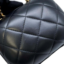 Load image into Gallery viewer, CHANEL Matelasse ChainShoulder Vanity Bag BlackAS3066 Lambskin
