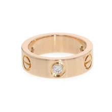 将图像加载到图库查看器中，CARTIER Love Ring Classic Model Diamond Size 48/#8B4087500/B4087548 18K Pink Gold
