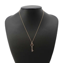 Load image into Gallery viewer, TIFFANY&amp;Co. Heart Key Necklace 18K Pink Gold
