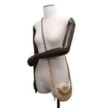 Load image into Gallery viewer, CHANEL 19 Round 2wayShoulder BeigeAP0945 Lambskin
