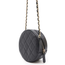 Load image into Gallery viewer, CHANEL Round Shoulder Bag BlackAP0245 Caviskin Size Mini
