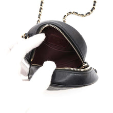 Load image into Gallery viewer, CHANEL Round Shoulder Bag BlackAP0245 Caviskin Size Mini
