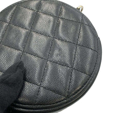 Load image into Gallery viewer, CHANEL Round Shoulder Bag BlackAP0245 Caviskin Size Mini
