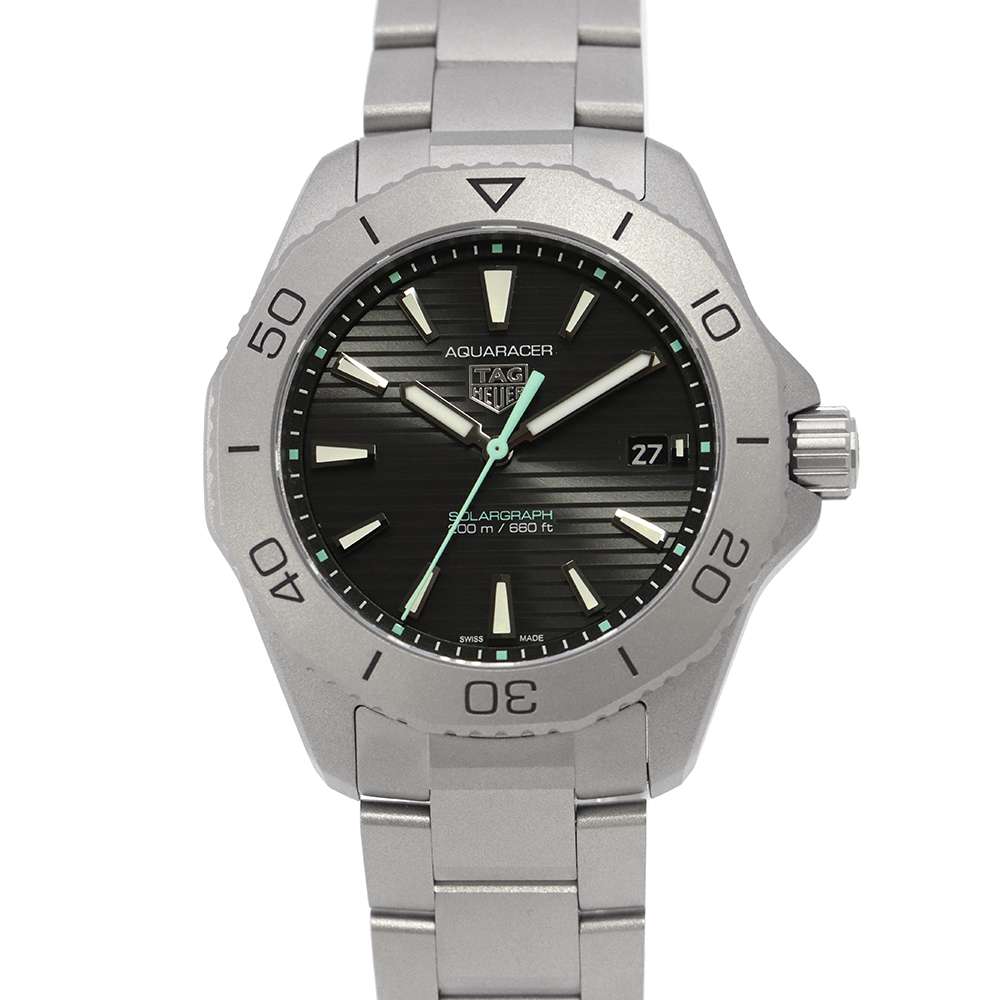 TAG HEUER Aquaracer Professional 200 Solar Powered Graph W40mm Ti Black DialWBP1180.BF0000