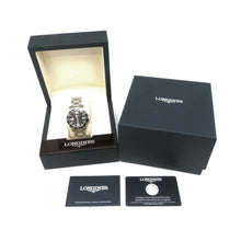 将图像加载到图库查看器中，LONGINES Hydro Conquest W39mm Stainless Steel Black DialL3.741.4.56.6
