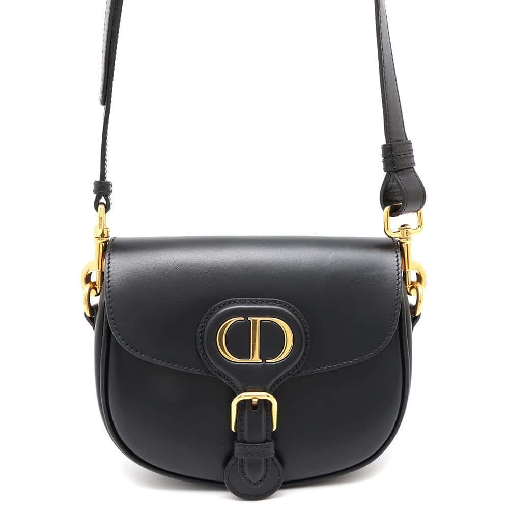 Dior Bobby Shoulder Bag BlackM9317UMOL Leather Size Small