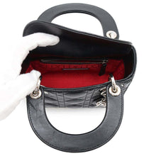 Load image into Gallery viewer, Dior Lady Dior BlackM0505PCAL Lambskin Size Mini
