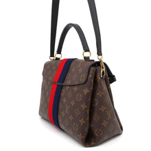 将图像加载到图库查看器中，LOUIS VUITTON Georges NavyM43778 Monogram tufted stripes Size MM
