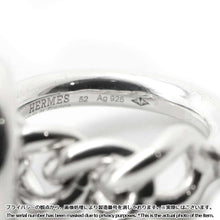 将图像加载到图库查看器中，HERMES Croisette Ring Size 52/#12 SV925
