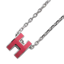 Load image into Gallery viewer, HERMES Pop Ash Necklace Rose Tropical Metal Lacquer
