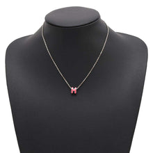 Load image into Gallery viewer, HERMES Pop Ash Necklace Rose Tropical Metal Lacquer
