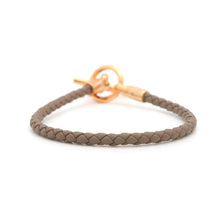 Load image into Gallery viewer, HERMES Glenan Bracelet Size T2 Etoupe Swift Leather
