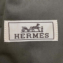 将图像加载到图库查看器中，HERMES Straight Cut Jacket Size 48 Trub Cotton100%
