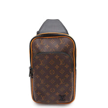 将图像加载到图库查看器中，LOUIS VUITTON Avenue Sling Bag NoirM46718 Monogram Macassar Canvas
