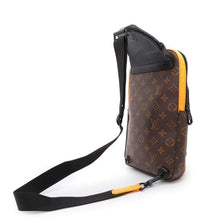 将图像加载到图库查看器中，LOUIS VUITTON Avenue Sling Bag NoirM46718 Monogram Macassar Canvas
