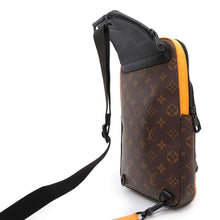 将图像加载到图库查看器中，LOUIS VUITTON Avenue Sling Bag NoirM46718 Monogram Macassar Canvas
