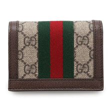 将图像加载到图库查看器中，GUCCI Ophidia GG Supreme Bifold Wallet Beige/Brown523155 PVC/Leather
