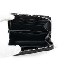 将图像加载到图库查看器中，LOUIS VUITTON Zippy / Coin Purse NoirM60152 Epi Leather
