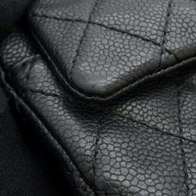 Load image into Gallery viewer, CHANEL Matelasse ChainShoulder Bag BlackA01112 Soft Caviar Leather Size 25
