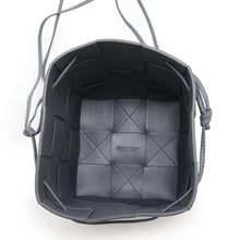 Load image into Gallery viewer, Bottega Veneta Cassette Crossbody bucket bag Light Gray680218 Lambskin Size Small
