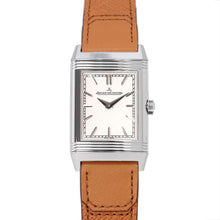 Load image into Gallery viewer, JAEGER-LE COULTRE Reverso Tribute Monoface W24.4mm×H40.1mm Stainless Steel Leather Silver DialQ7168420
